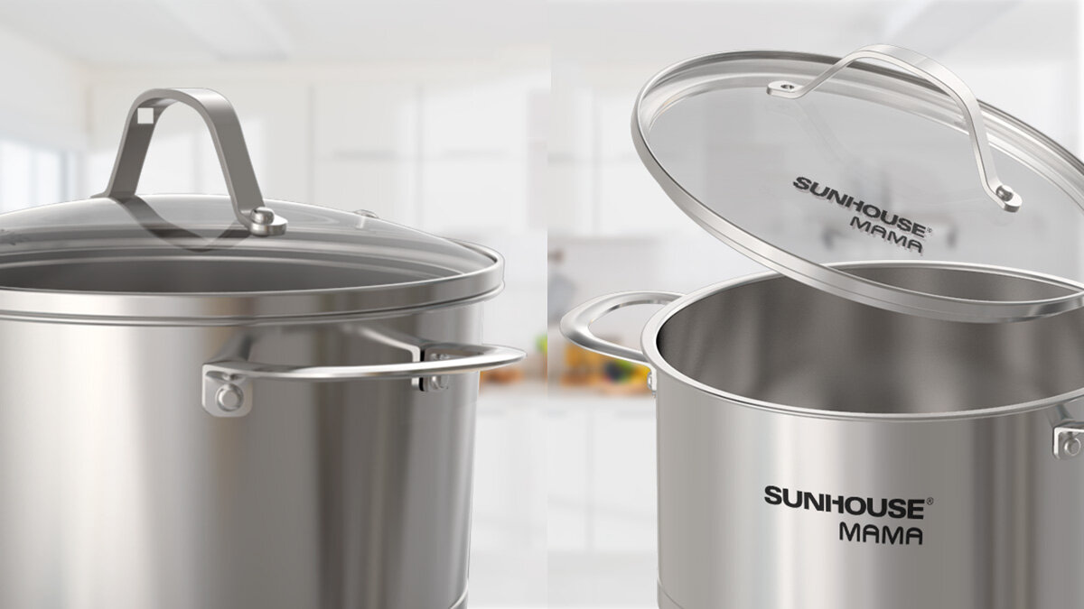 Sunhouse Mama SHG502 trang bị vung kính cường lực trong suốt