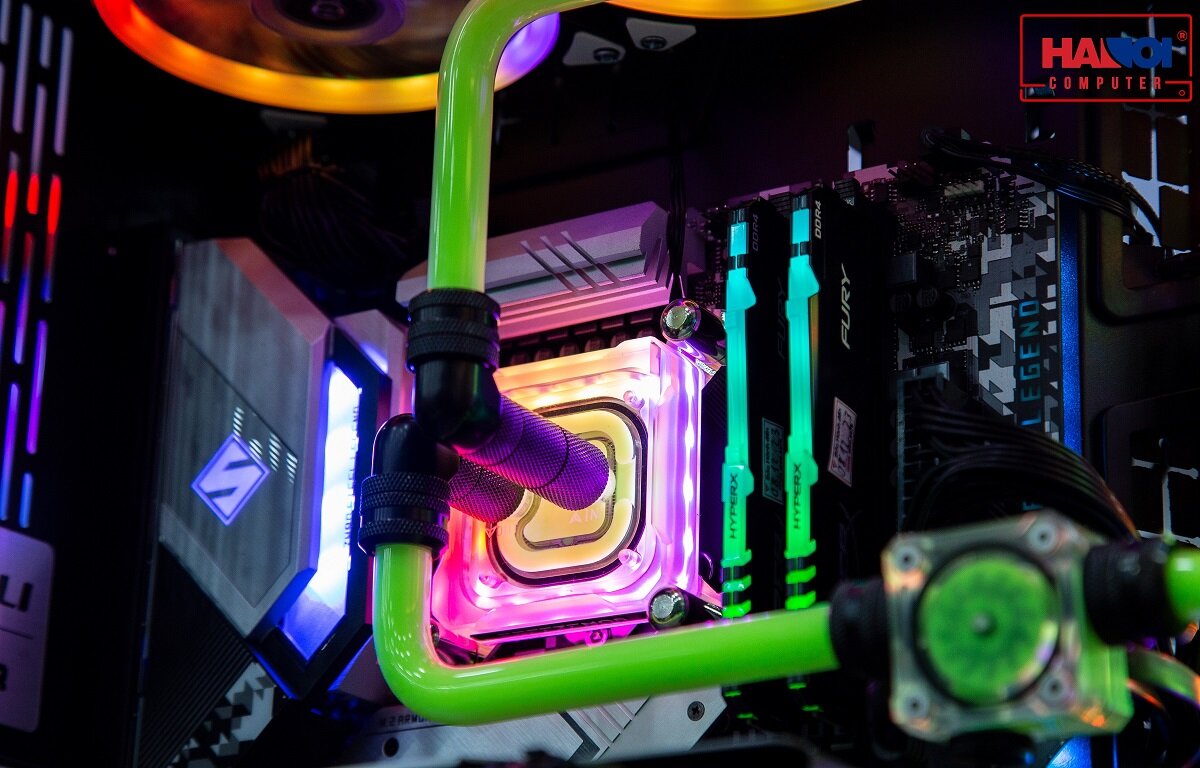 Trọn bộ tản nhiệt nước PC LIAN-LI O11 Dynamic HT-86 (Lắp ráp theo yêu cầu) block CPU