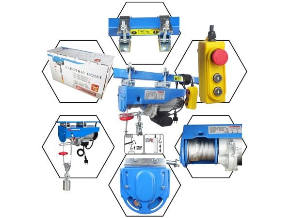Cấu tạo tời điện nhanh mini Stronger YT-TZF-200/400 Tời điện nhanh mini Stronger YT-TZF-200/400