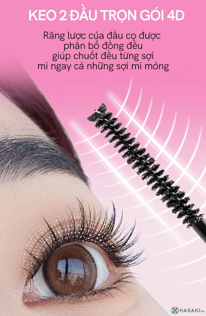 Sản phẩm Mascara Mlen Diary 2 Đầu 4in1 8g hiện đã có mặt tại Hasaki