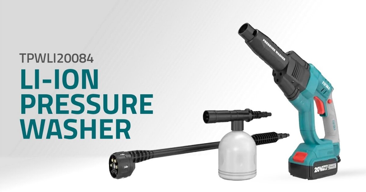 Máy xịt rửa xe dùng pin 20V TOTAL TPWLI20084