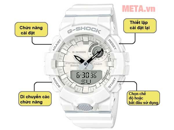 Đồng hồ G-Shock GBA-800-7ADR