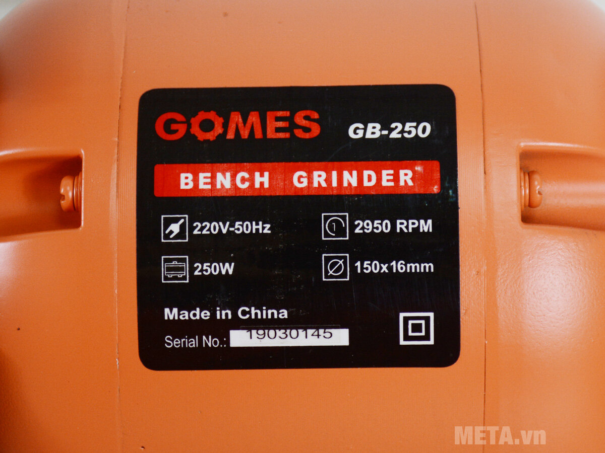 Máy mài hai đá Gomes GB250 (150mm)