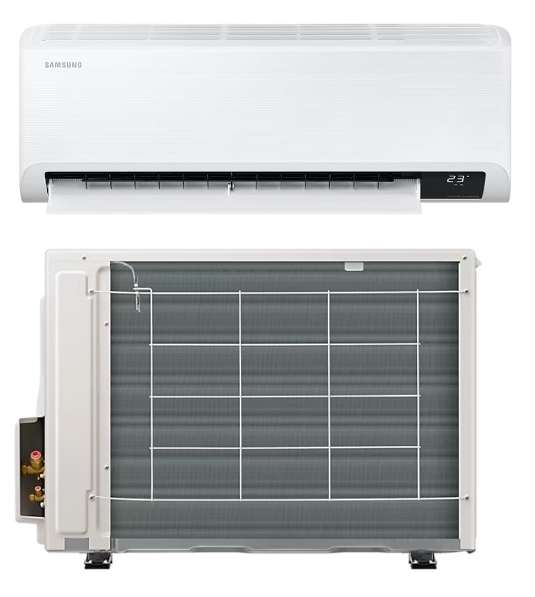 Thiết kế điều hòa Samsung AR24TYHYCW20 hiện đại, thông minh