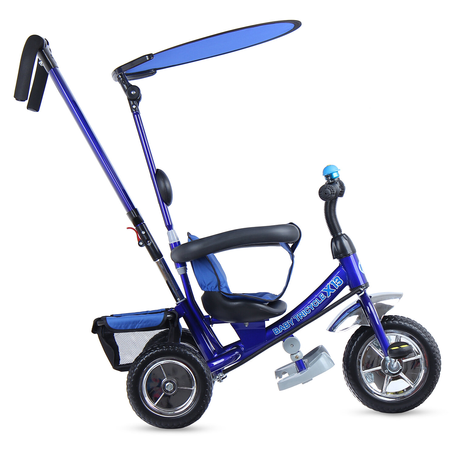  Xe đạp 3 bánh Baby Tricycle Flamingo X13 màu xanh