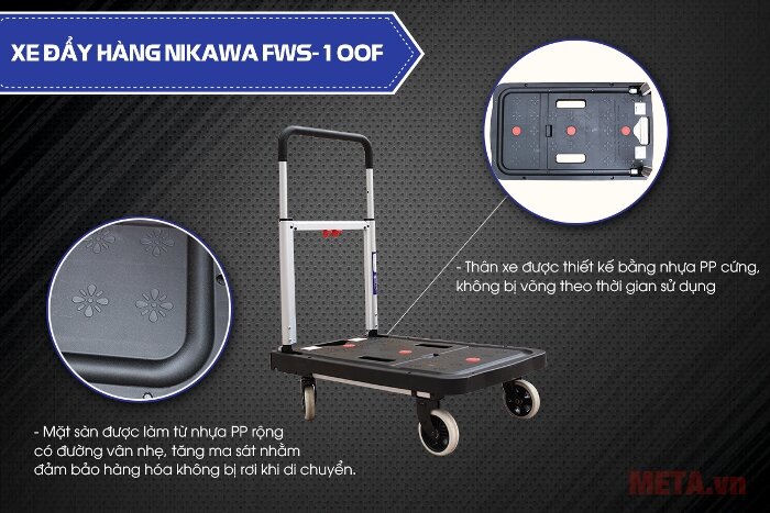Xe đẩy hàng Nikawa FWS-100F Xe đẩy hàng Nikawa FWS-100F
