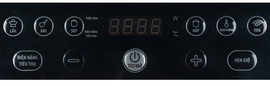 Bếp từ đơn BlueStone ICB-6610 có bảng điều khiển bằng nút nhấn
