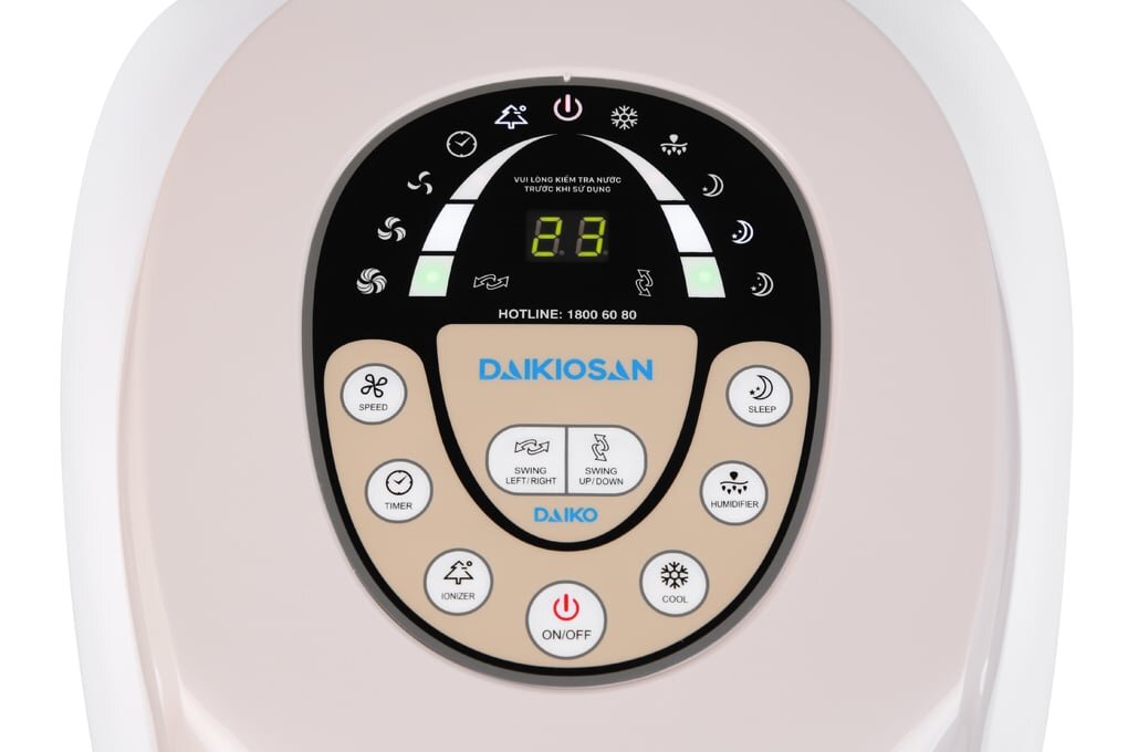 Bảng điều khiển điện tử quạt điều hòa Daikiosan DKA-02500B