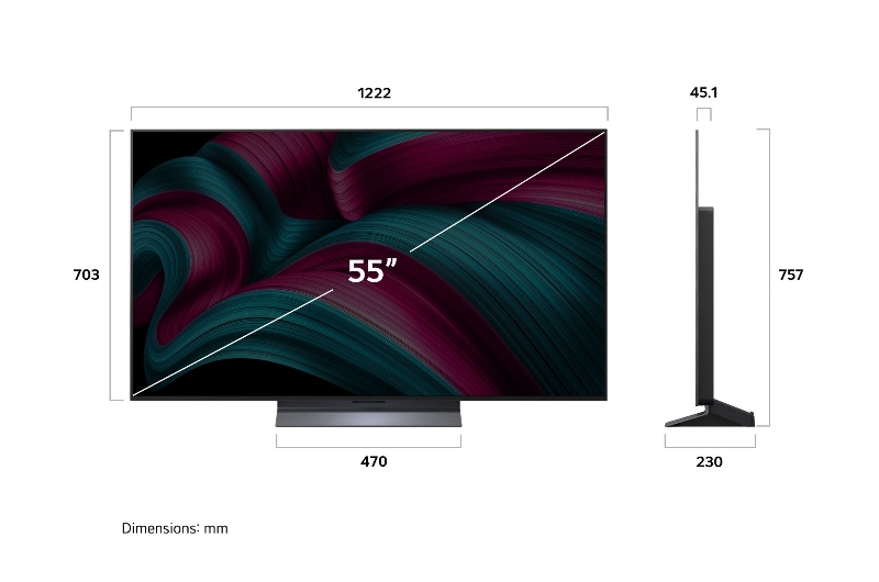 Smart Tivi LG OLED evo AI 4K 55 Inch OLED55C5PSA