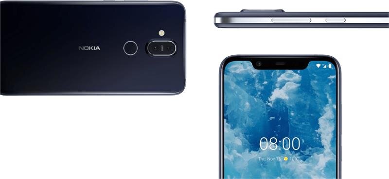 Điện thoại Nokia 8.1 Iron Steel