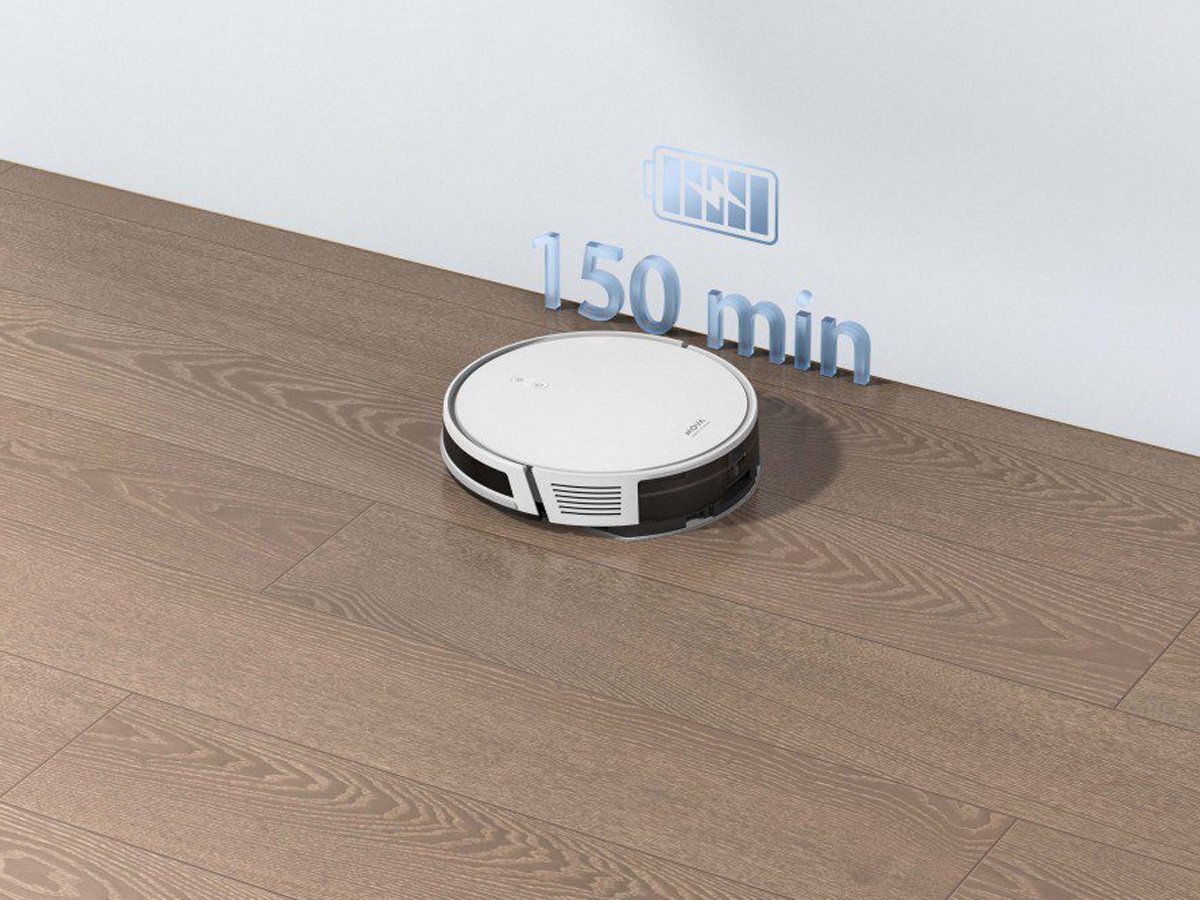 Robot hút bụi lau nhà Mova E10 hoạt động liên tục 150 phút