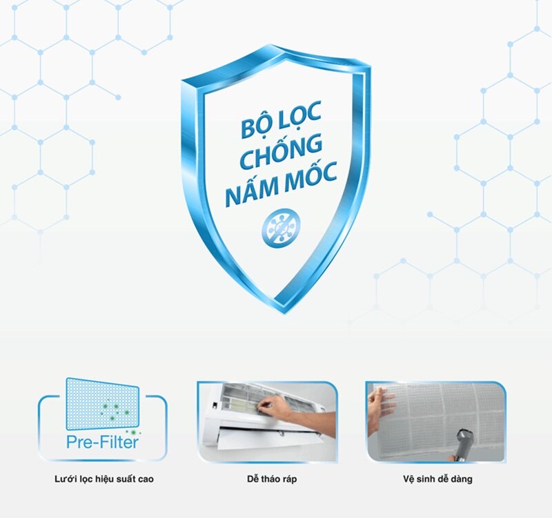 Điều hòa Toshiba 12000 BTU 1 chiều inverter RAS-H13S5KCV2G-V