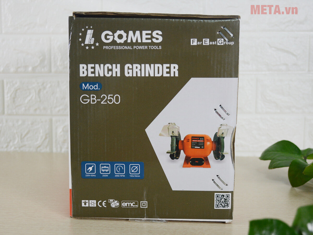 Máy mài hai đá Gomes GB250 (150mm)