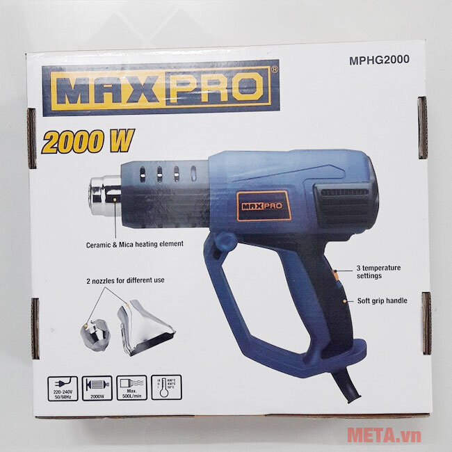Máy thổi nhiệt Maxpro MPHG2000