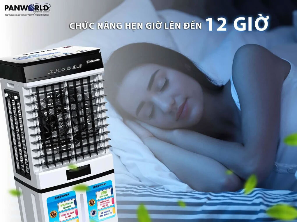 Máy làm mát Panworld PW-2011 hẹn giờ 12 tiếng