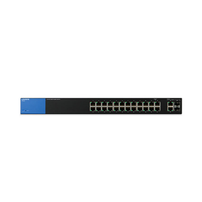 Switch Linksys LGS326 24 Port 10/100/1000 Mbps, 2 Port Combo SFP và RJ45 ảnh 1