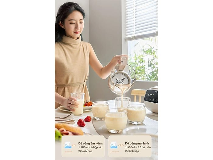 Máy làm sữa hạt Bear PBJ-D08T1