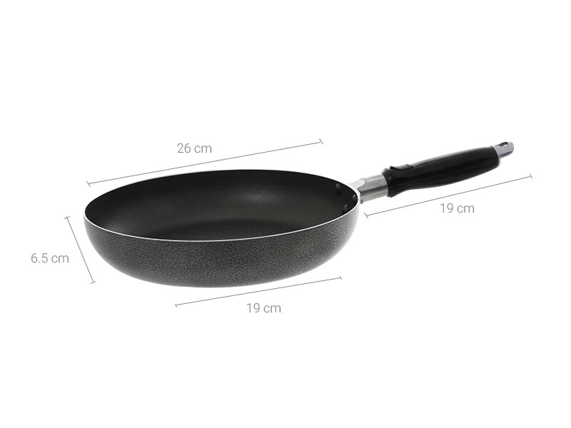Chảo nhôm chống dính 26 cm Happycook NSF26CR Chảo nhôm chống dính 26 cm Happycook NSF26CR