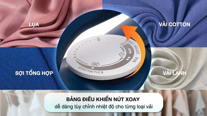 Bàn ủi Philips DST3040/70 có núm xoay chọn nhiệt độ tiện lợi