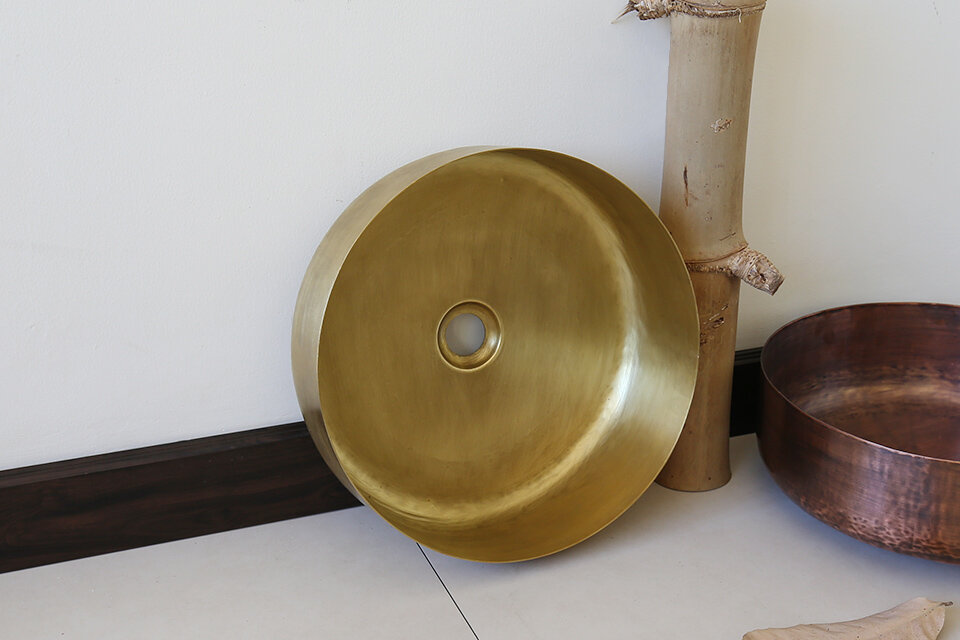 Chậu rửa lavabo bằng đồng Kanly RSC401V / RSC402V