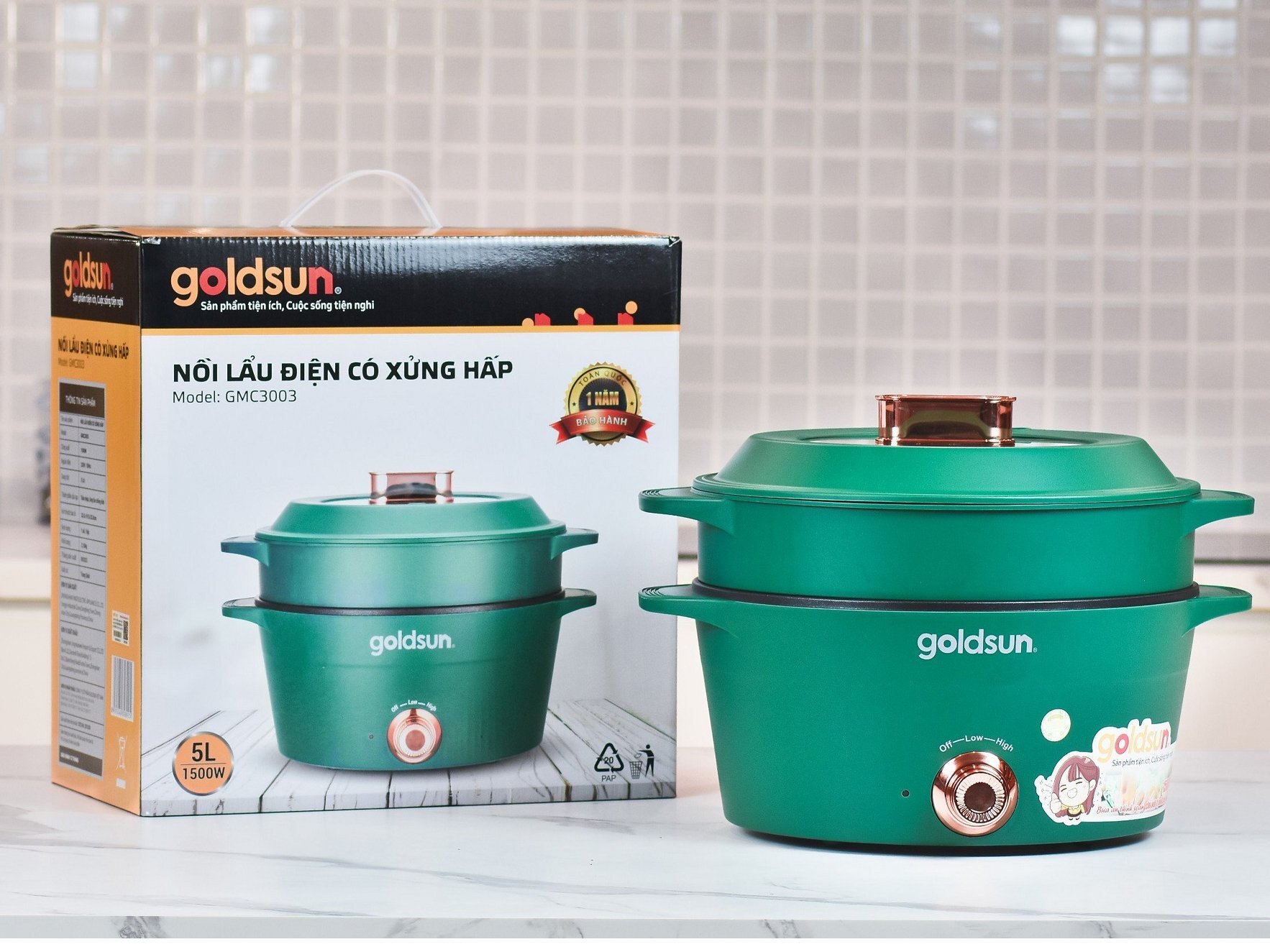 Nồi lẩu điện Goldsun GMC3003