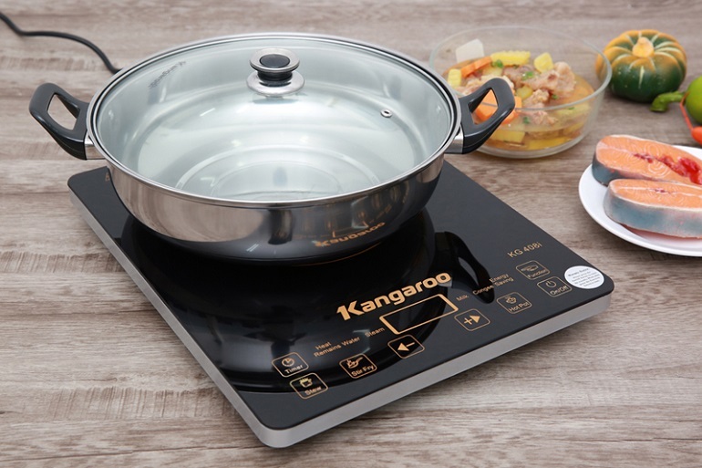 Bếp từ sêu mỏng Kangaroo KG408I 2000W Bếp từ sêu mỏng Kangaroo KG408I 2000W