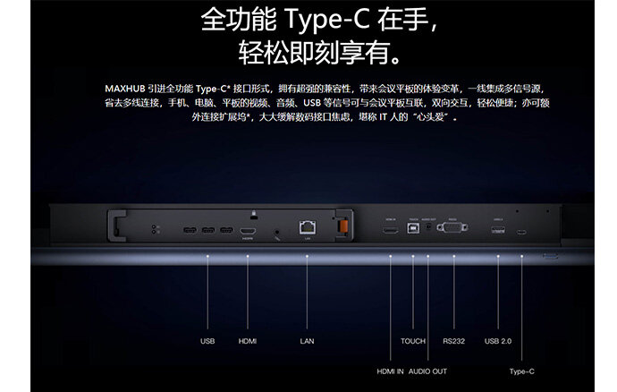 Màn hình tương tác chuyên dụng Maxhub V5 Classic C65FA 65''