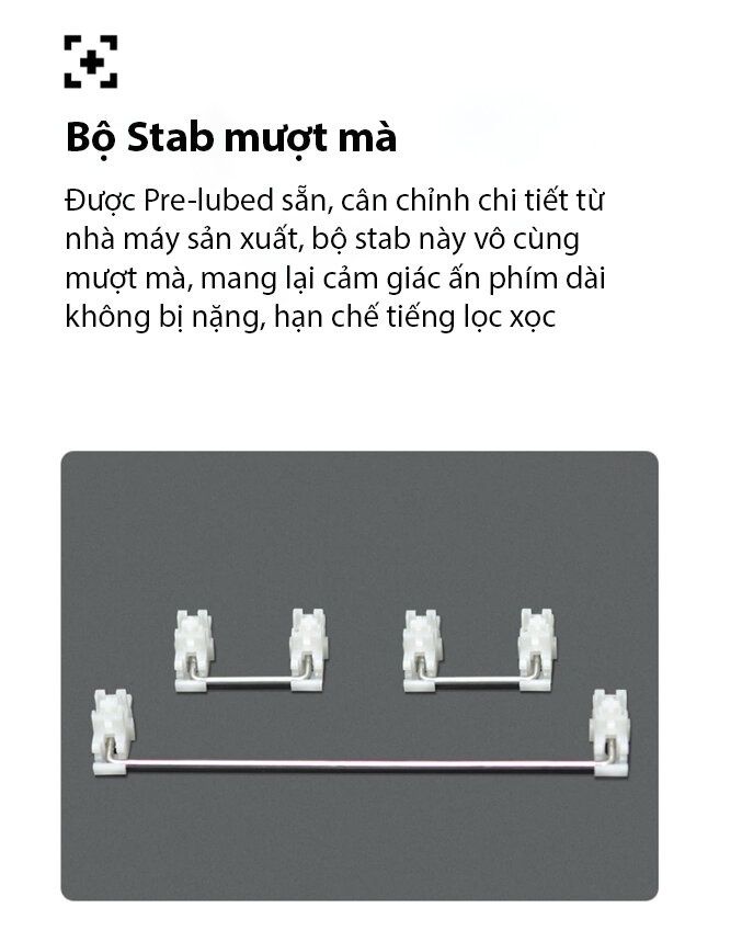 Bàn phím cơ FLEsport FL980 CPM Sea Salt White sw (Kailh Box) 9