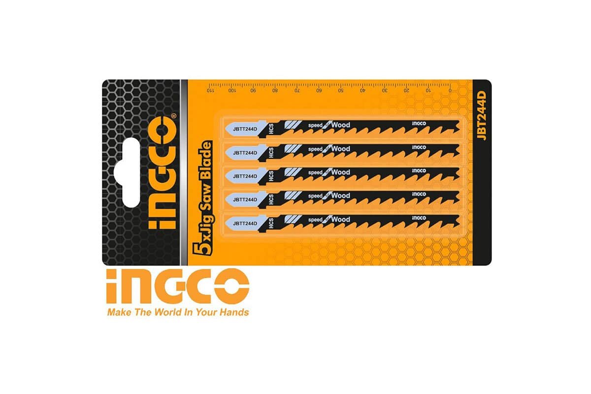 Bộ 5 lưỡi cưa lọng gỗ 74mm INGCO JBT244D