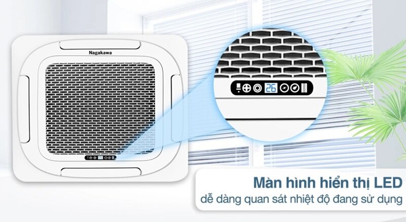 Điều hòa âm trần Nagakawa 28000 BTU 1 chiều NT-C2836 gas R-410A