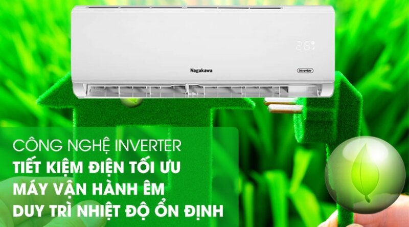 Điều hòa Nagakawa 9000 BTU 2 chiều Inverter NIS-A09R2T01
