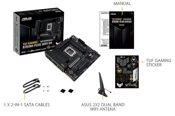 Mainboard Asus TUF GAMING B760M- PLUS WIFI DDR4