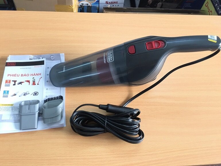 Máy hút bụi dành cho xe hơi Black