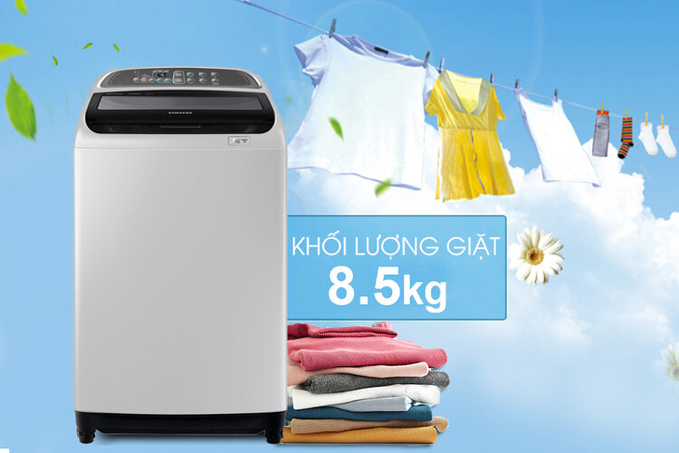 Máy Giặt Cửa Trên SamSung WA85J5711SG (8.5kg) - Xám