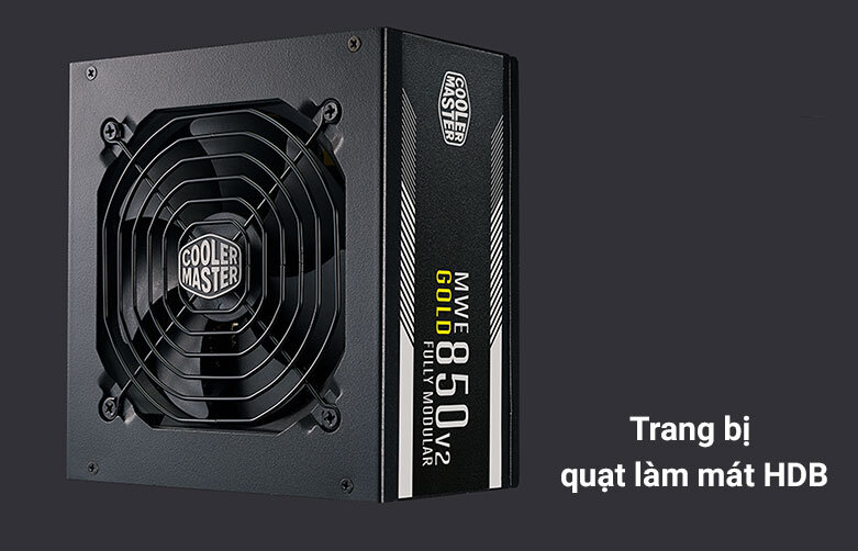 Power CM MWE gold V2 FM 850W (MPE-8501-AFAAG) | Trang bị quạt làm mát