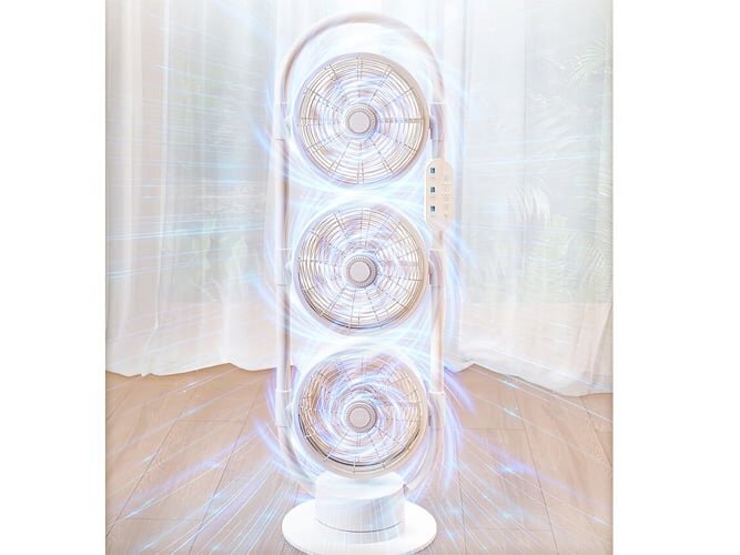 Lưu lượng gió lớn, cho hiệu quả làm mát dễ dàng Quạt đối lưu Olivo CF1 Pro