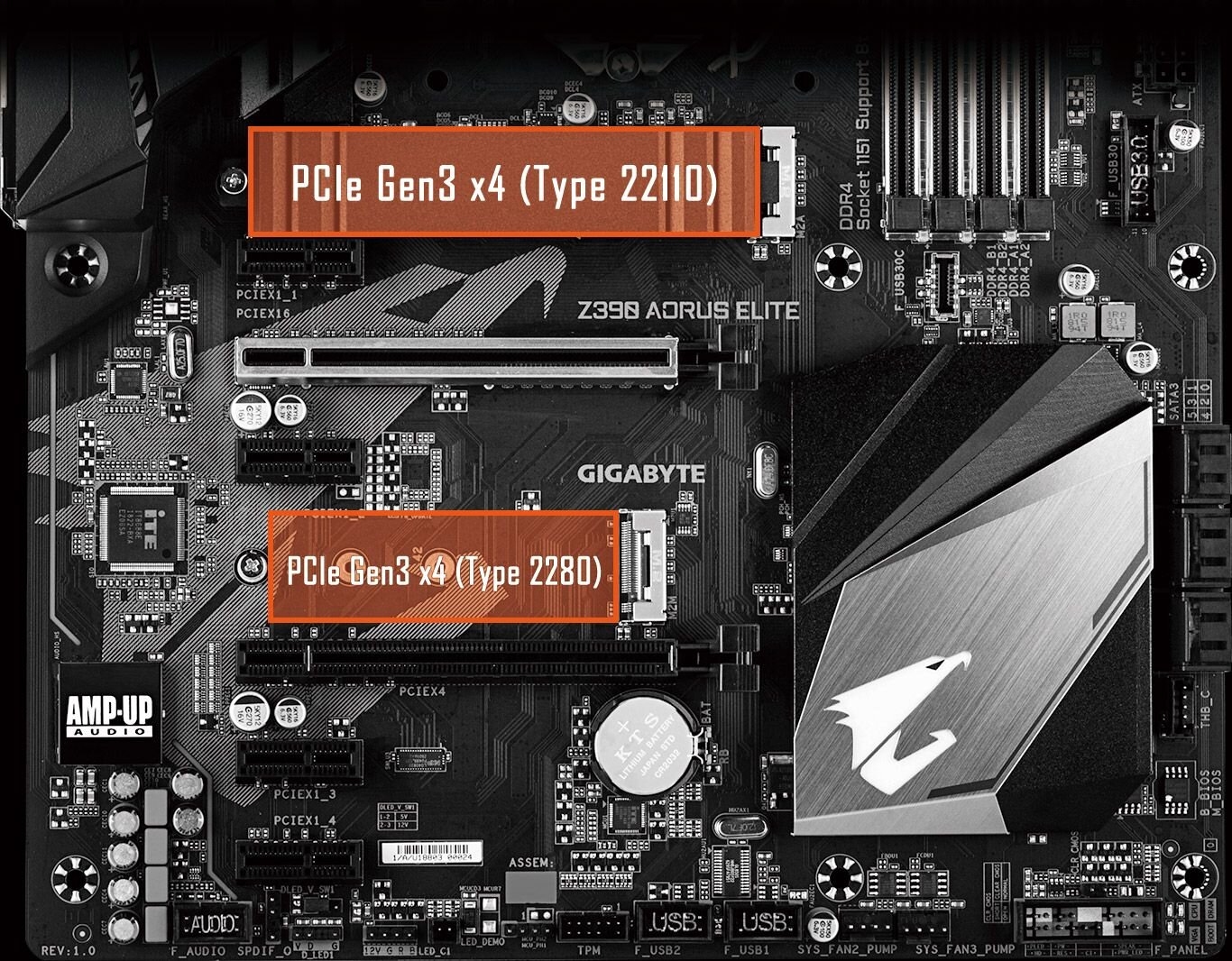 Main Gigabyte Z390 AORUS ELITE (Chipset Intel Z390/ Socket LGA1151/ VGA onboard)