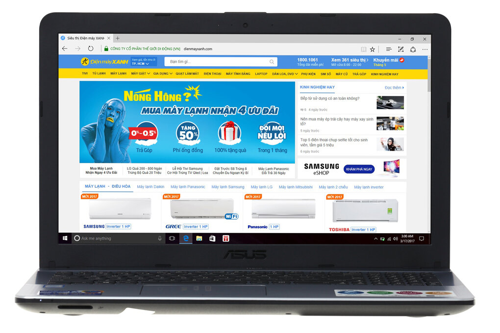 Asus A541UA i3 7100U/4GB/500GB/Win10/(DM1658T)