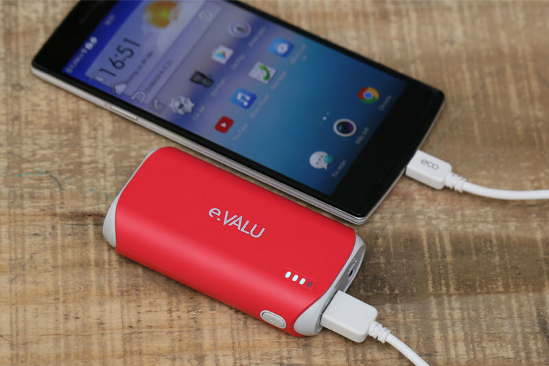 Pin sạc dự phòng 5000mah eValu Roller 2 Pin sạc dự phòng 5000mah eValu Roller 2