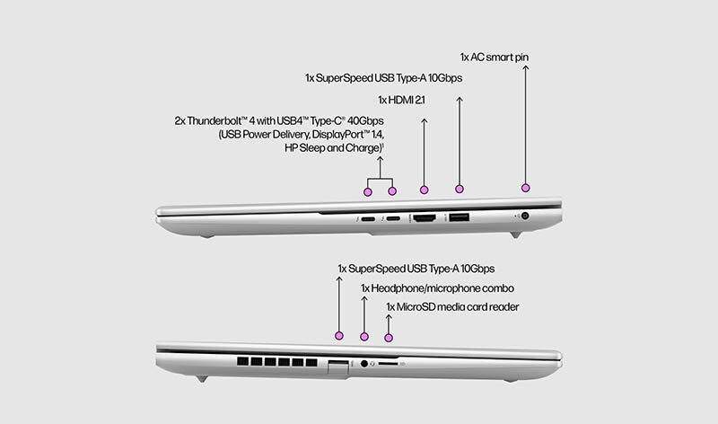 Laptop HP Envy 16-H0205TX (7C0T2PA) (i9 12900H/32GB RAM/512GB SSD/16 UHD Oled/RTX3060 6GB/Win11/Bạc) 8