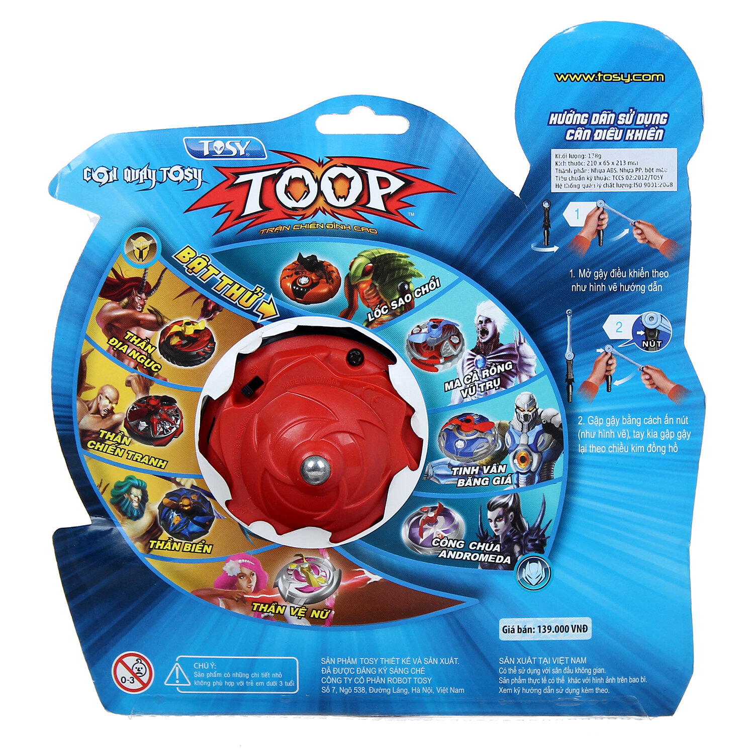  Con quay Tosy Thần chiến tranh