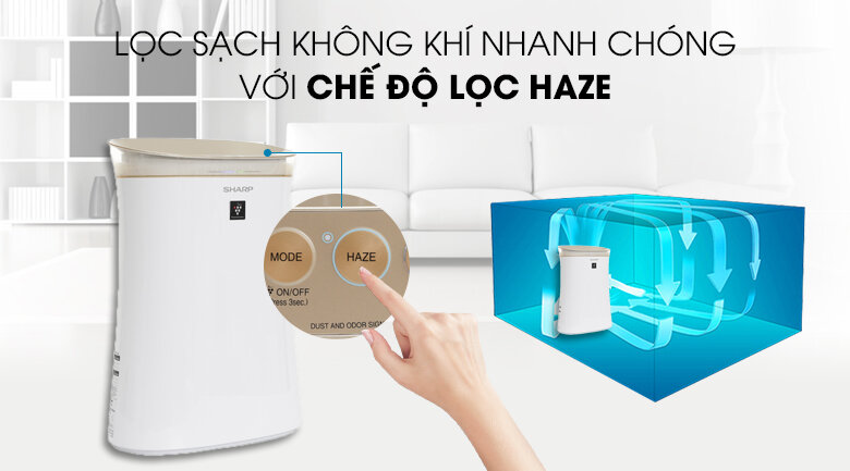 Máy lọc không khí Sharp FP-G50E-W Máy lọc không khí Sharp FP-G50E-W