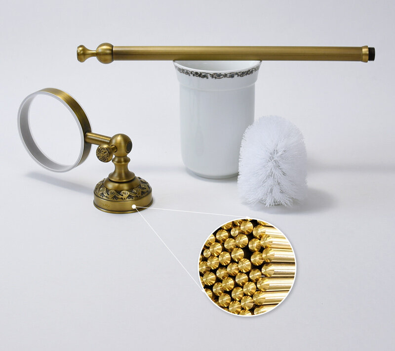 Giá để cọ toilet đồng Kanly GCH09