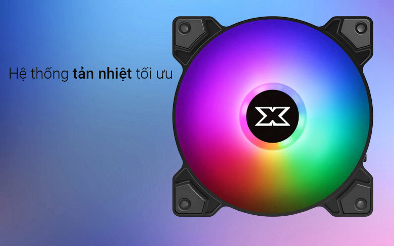 Quạt case Xigmatek X22F (120mm Fixed RGB) - EN48441 | Hệ thống tản nhiệt tối ưu