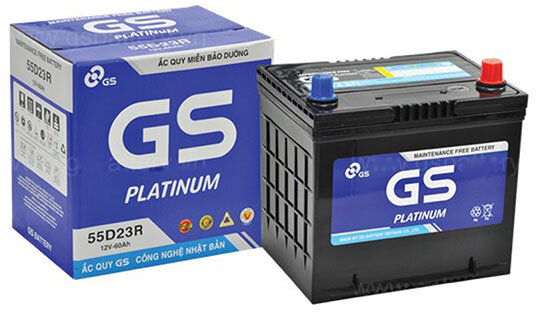 Ắc quy khô ô tô MF GS 55D23R Ắc quy khô ô tô MF GS 55D23R