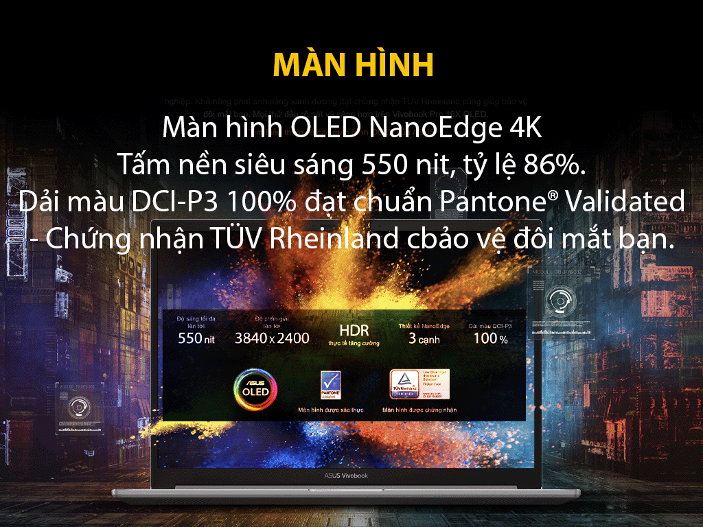 Laptop Asus VivoBook M7600QC-L2077W 