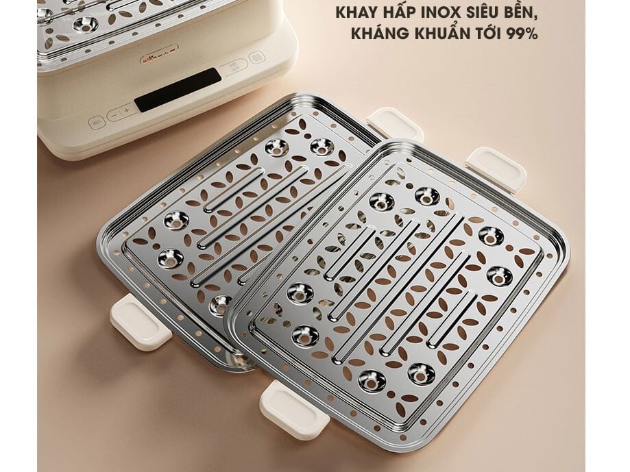 Nồi hấp đa năng có khay hấp inox Nồi hấp đa năng