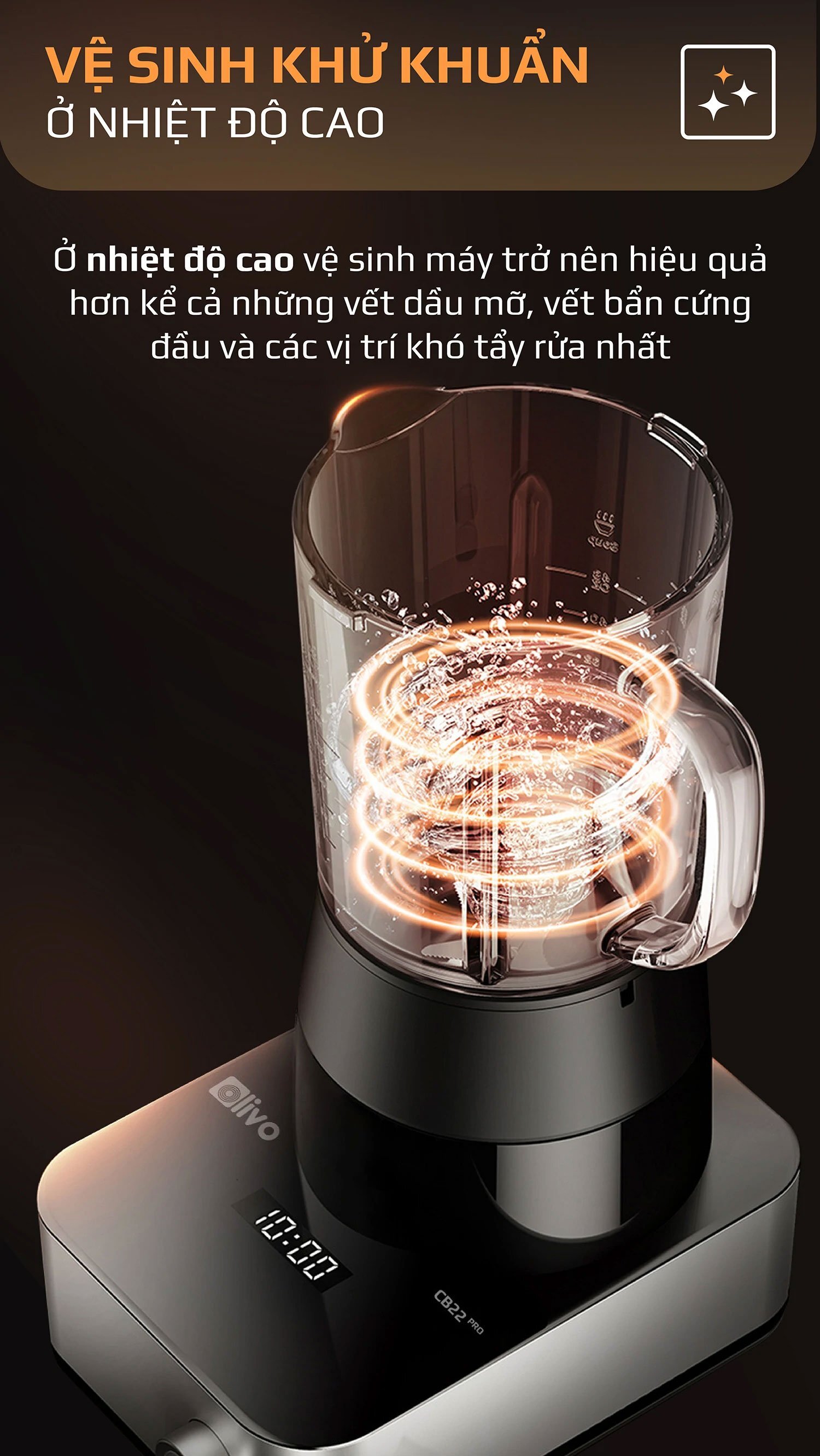 Máy có vệ sinh tự động