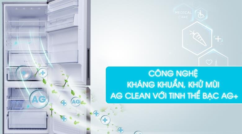 Tủ lạnh Panasonic NR-BV329QSV2 - 290Lít Inverter Cấp đông mềm