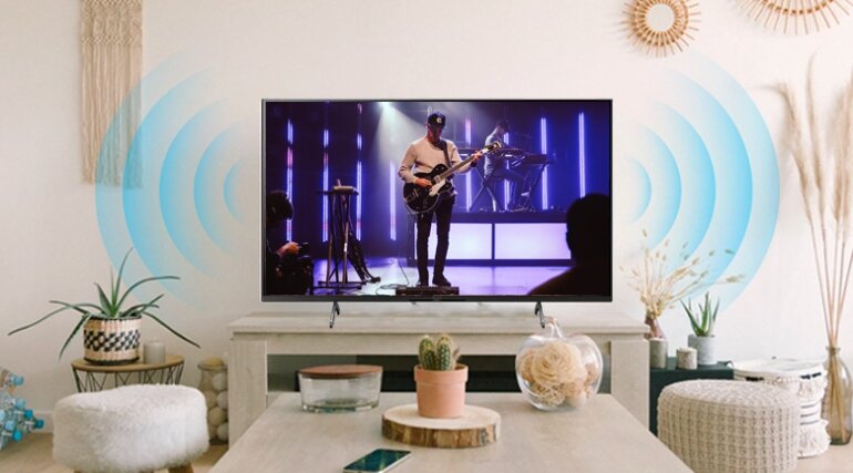 Smart tivi Sony 75 inch 4K KD-75X86J  chất lượng âm thanh